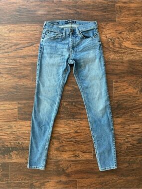 Hollister Super Skinny Jeans Mens 29x32 Advanced Stretch Medium Wash Denim